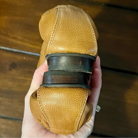 Adrienne Vittadini Leather Loafers | Tan Square Toe Flats | Size 8 - Picture 5 of 9